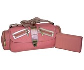White Marble Weekender Travel Gym Beach Bag & Hair Wrap Leopard