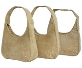 Lily & Rose Sequenced Bucket Bag - Black & Gold