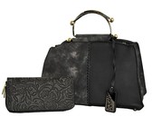 CRC Premium 8841 Handbag Set 2-in-1 - Blue