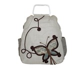 Fino Natural Handmade Backpack - Blue & Cream