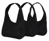 Lily & Rose Sequenced Bucket Bag - Black & Gold