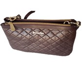 Fino Pu Leather Crossbody Shoulder Bag & Purse Set- Dusty Pink