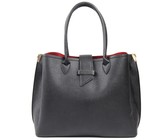 Lily & Rose PU Mock Croc Detailed Handbag - Avocado Green