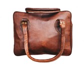 Ladies Tote Sling Leather Handbag