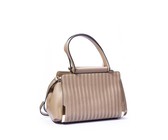 Lily & Rose PU Mock Croc Detailed Handbag - Avocado Green