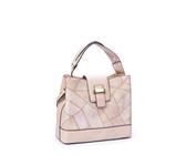 Fino Pu Leather Crossbody Shoulder Bag & Purse Set- Dusty Pink