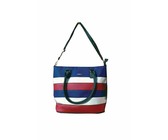 Fino Weave Woven Straw Beach Shopping Bag With Wooden Handle 5 Piece HY05642