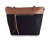 Beagles Lafiguera Ladies PU Shoulder Bag - Dark Silver 16753