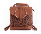 Blackcherry Structured Cross Body With Top Handle