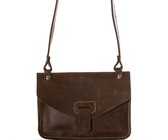 Fino Pu Leather Tote and Removable Pom & Purse Set - Black
