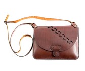 Yuppie Gift Baskets Footprint Genuine Leather Clutch Handbag