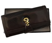 Blackcherry Structured Cross Body With Top Handle