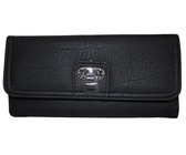 Fino Patent Faux Leather Heart Design Clutch Bag