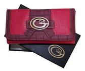 Blackcherry Structured Cross Body With Top Handle