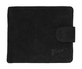 Genuine Leather Minimalist Wallet With Magnetic Money Clip RFID Blocking