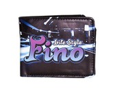 Fino Elephant Bifold PU Fine Art Men's Wallet