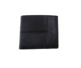 Fino Laser In Scripted Hip Genuine Leather Wallet - Brown (Hl1333)