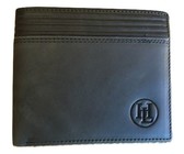 Fino Laser In Scripted Hip Genuine Leather Wallet - Brown (Hl1333)