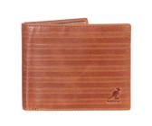 Kurgan Kenani Ostrich Leather Mens Wallet - Cognac