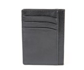 Kurgan Kenani Genuine Leather Credit Card Holder - Black