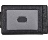 TROIKA Business Card Case with Hydrodynamic Opening -Titanium Grey