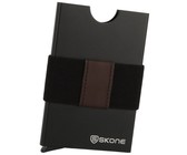 Genuine Leather Minimalist Wallet With Magnetic Money Clip RFID Blocking