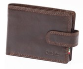Paolo Rossi Genuine Leather Action Range Wallet - Brown