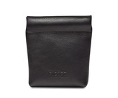 100% Genuine Leather Slim Bifold Credit Card Minimalist Wallet - Black