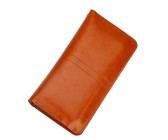 Fino Laser In Scripted Hip Genuine Leather Wallet - Brown (Hl1333)