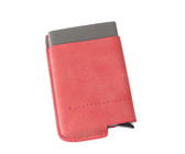 Genuine Leather Minimalist Wallet With Magnetic Money Clip RFID Blocking