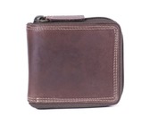 Kurgan Kenani Ostrich Leather Mens Wallet - Cognac