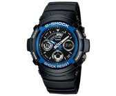 Casio Mens AW-591-2ADR G-Shock World Time Anadigital Watch