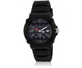 Gents Soviet Black Leather Black Dial Watch - SSH005 - 02