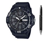 Casio Men's MRW-210H-7AVDF 'Divers look' Analog Watch Bundle