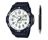 Casio Men's MRW-210H-7AVDF 'Divers look' Analog Watch Bundle