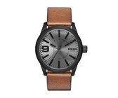 Diesel Mens Rasp Watch in Black and Dark Grey