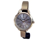 Fossil Ladies Georgia Sand Leather Strap Watch - ES2830