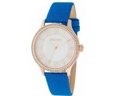 Sissy Boy Couture Blue Mesh Strap Watch