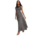 Quiz Ladies Navy Mesh Halterneck Maxi Dress