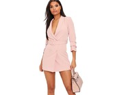 Quiz Ladies Mesh Sweetheart Embellished Dress - Pink