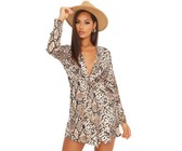 Quiz Ladies Mesh Sweetheart Embellished Dress - Pink