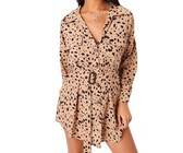 Quiz Ladies Mesh Sweetheart Embellished Dress - Pink