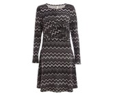 I Saw it First - Ladies Black Lace Frill Detail Skater Dress