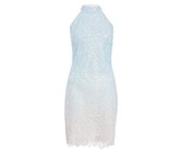 I Saw it First - Ladies Black Lace Frill Detail Skater Dress