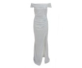 Quiz Ladies Wrap Embellished Maxi Dress - Blush Pink