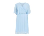 Quiz Ladies Navy Mesh Halterneck Maxi Dress
