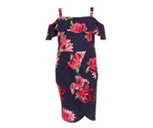 I Saw it First - Ladies Black Open Back Crochet Bodycon Dress
