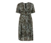 I Saw it First - Ladies Black Lace Frill Detail Skater Dress
