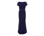Quiz Ladies Wrap Embellished Maxi Dress - Blush Pink