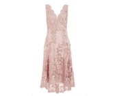 Quiz Ladies Sequin Cross Back Maxi Dress - Blush Pink